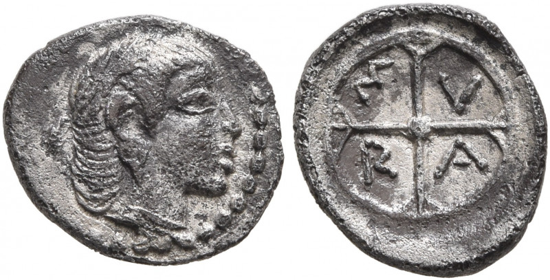 SICILY. Syracuse. Second Democracy, 466-405 BC. Obol (Silver, 10 mm, 0.62 g, 9 h...