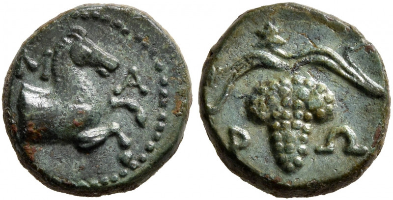 THRACE. Maroneia. Circa 398/7-386/5 BC. AE (Bronze, 11 mm, 1.57 g, 12 h). M-A Fo...