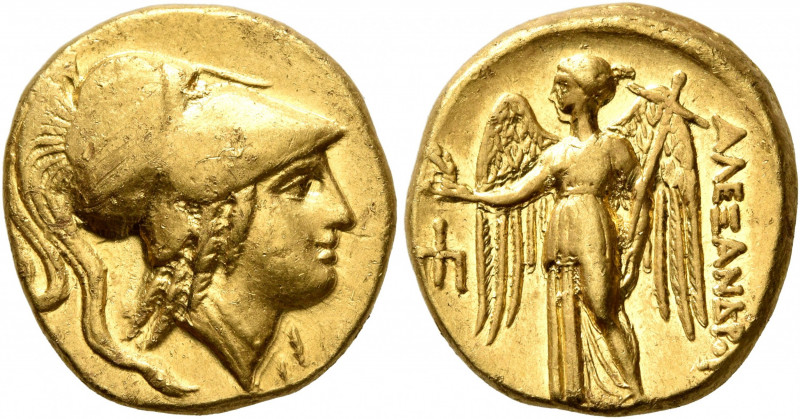 KINGS OF MACEDON. Alexander III ‘the Great’, 336-323 BC. Stater (Gold, 18 mm, 8....