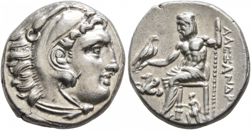 KINGS OF MACEDON. Alexander III ‘the Great’, 336-323 BC. Drachm (Silver, 17 mm, ...