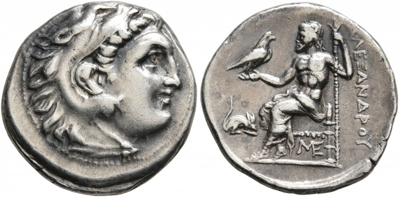 KINGS OF MACEDON. Alexander III ‘the Great’, 336-323 BC. Drachm (Silver, 18 mm, ...