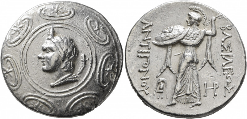 KINGS OF MACEDON. Antigonos II Gonatas, 277/6-239 BC. Tetradrachm (Silver, 30 mm...