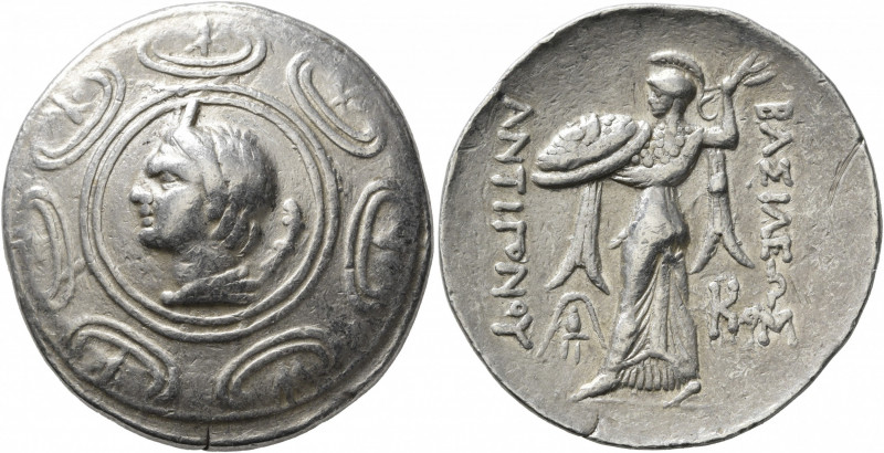 KINGS OF MACEDON. Antigonos II Gonatas, 277/6-239 BC. Tetradrachm (Silver, 32 mm...