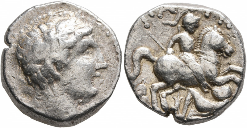 KINGS OF PAEONIA. Patraos, circa 335-315 BC. Tetradrachm (Silver, 20 mm, 11.28 g...