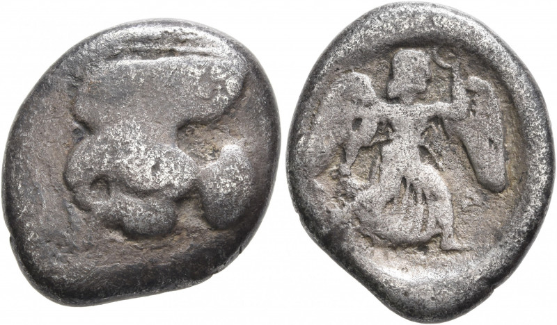 ELIS. Olympia. 78th-82nd Olympiad, 468-452 BC. Stater (Silver, 23 mm, 10.49 g, 1...