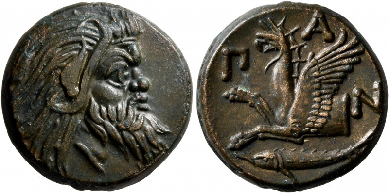 CIMMERIAN BOSPOROS. Pantikapaion. Circa 310-304/3 BC. AE (Bronze, 20 mm, 7.69 g,...