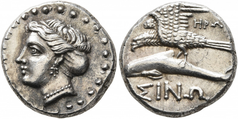 PAPHLAGONIA. Sinope. Circa 330-300 BC. Drachm (Silver, 17 mm, 5.06 g, 6 h), redu...