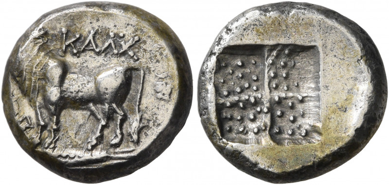 BITHYNIA. Kalchedon. Circa 367/6-340 BC. Drachm (Silver, 15 mm, 3.76 g), Rhodian...