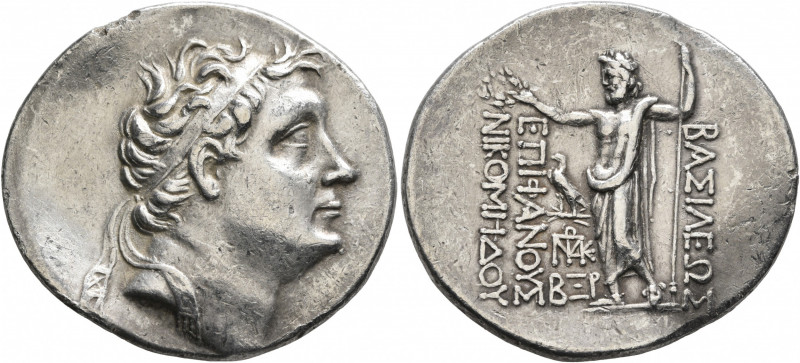 KINGS OF BITHYNIA. Nikomedes II Epiphanes, 149-127 BC. Tetradrachm (Silver, 36 m...