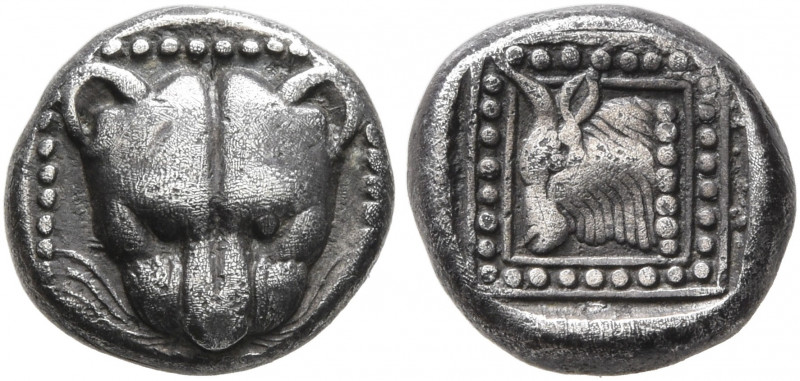 ISLANDS OFF IONIA, Samos. Circa 512 BC. Triobol (Silver, 10 mm, 1.57 g, 5 h), Sa...