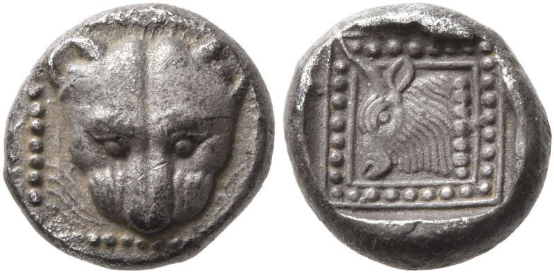 ISLANDS OFF IONIA, Samos. Circa 512 BC. Triobol (Silver, 10 mm, 1.52 g, 6 h), Sa...