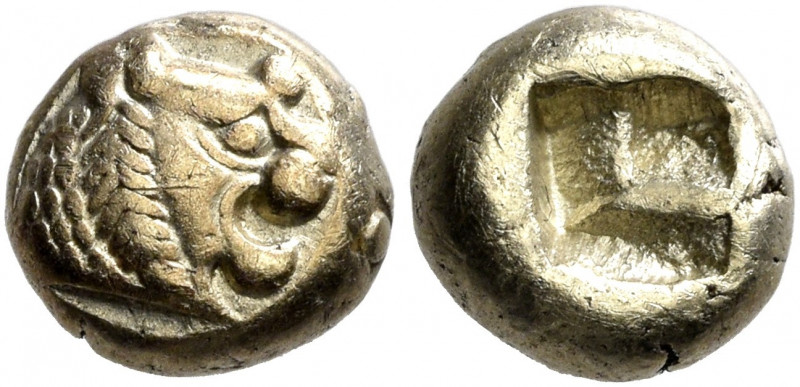 KINGS OF LYDIA. Alyattes to Kroisos, circa 610-546 BC. Hemihekte – 1/12 Stater (...