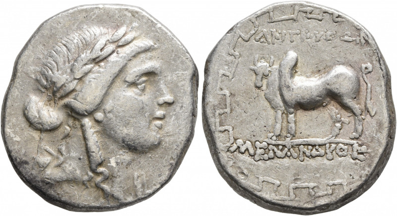 CARIA. Antioch ad Maeandrum. Circa 90/89-65/60 BC. Tetradrachm (Silver, 25 mm, 1...