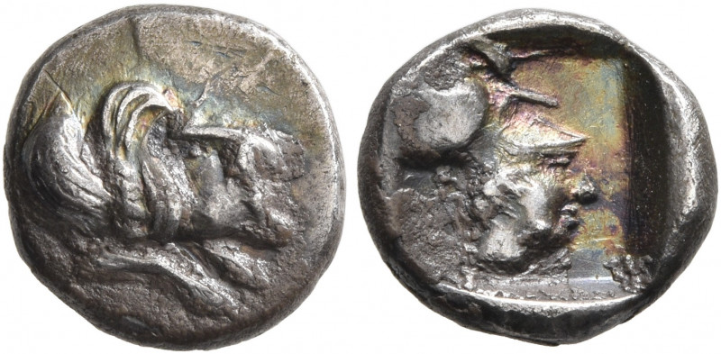 ISLANDS OFF CARIA, Rhodos. Ialysos. Circa 480-408 BC. Diobol (Silver, 11 mm, 1.2...