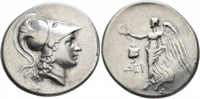 PAMPHYLIA. Side. Circa 205-100 BC. Tetradrachm (Silver, 31 mm, 16.76 g, 12 h), D...