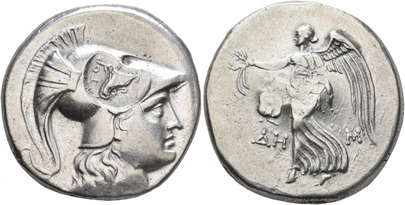 PAMPHYLIA. Side. Circa 205-100 BC. Tetradrachm (Silver, 29 mm, 16.86 g, 12 h), D...