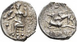 KINGS OF CAPPADOCIA. Ariarathes I, 333-322 BC. Drachm (Silver, 19 mm, 5.61 g, 7 h), Gaziura. &#67649;&#67663;&#67659;&#67650;&#67654;&#67657;&#67667; ...