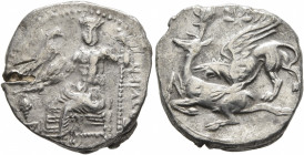KINGS OF CAPPADOCIA. Ariarathes I, 333-322 BC. Drachm (Silver, 19 mm, 5.00 g, 9 h), Gaziura. &#67649;&#67663;&#67659;&#67650;&#67654;&#67657;&#67667; ...
