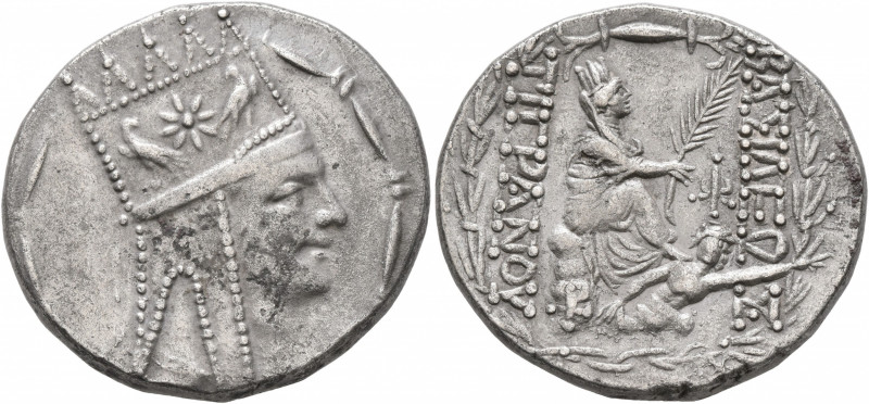 KINGS OF ARMENIA. Tigranes II ‘the Great’, 95-56 BC. Tetradrachm (Silver, 27 mm,...