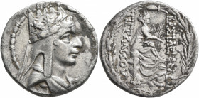 KINGS OF ARMENIA. Tigranes II ‘the Great’, 95-56 BC. Tetradrachm (Silver, 29 mm, 15.45 g, 1 h), Tigranokerta, circa 80-68. Draped bust of Tigranes II ...