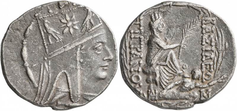 KINGS OF ARMENIA. Tigranes II ‘the Great’, 95-56 BC. Tetradrachm (Silver, 27 mm,...