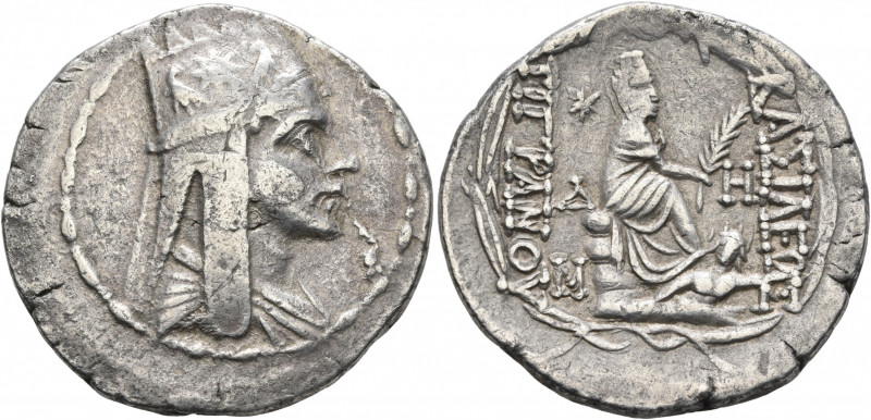 KINGS OF ARMENIA. Tigranes II ‘the Great’, 95-56 BC. Tetradrachm (Silver, 30 mm,...