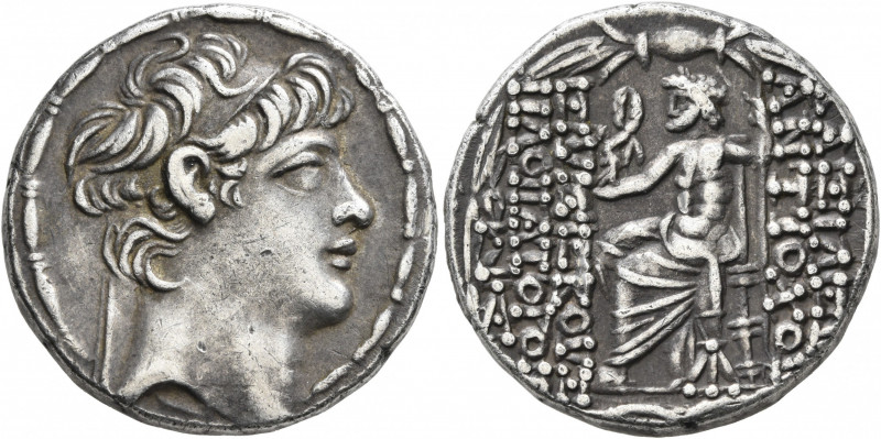 SELEUKID KINGS OF SYRIA. Antiochos X Eusebes Philopator, circa 94-88 BC. Tetradr...