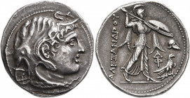 PTOLEMAIC KINGS OF EGYPT. Ptolemy I Soter, As satrap, 323-305 BC. Tetradrachm (Silver, 29 mm, 15.64 g, 1 h), first reduced standard, Alexandria, circa...