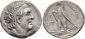 PTOLEMAIC KINGS OF EGYPT. Ptolemy I Soter, 305-282 BC. Tetradrachm (Silver, 27 mm, 14.22 g, 12 h), Alexandria, after 294. Diademed head of Ptolemy I t...