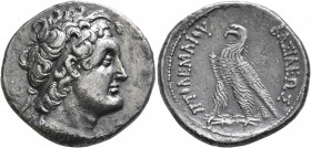 PTOLEMAIC KINGS OF EGYPT. Ptolemy VI Philometor, first reign, 180-164 BC. Tetradrachm (Silver, 27 mm, 13.73 g, 12 h), Alexandria, circa 180-170. Diade...
