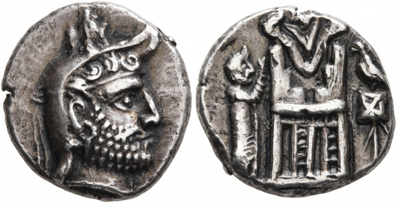 KINGS OF PERSIS. Autophradates (Vadfradad) II, early-mid 2nd century BC. Drachm ...