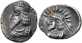 KINGS OF PERSIS. Artaxerxes (Ardaxshir) III, 1st-2nd century AD. Hemidrachm (Silver, 14 mm, 1.34 g, 3 h), Istakhr (Persepolis). Diademed and draped bu...