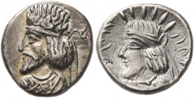 KINGS OF PERSIS. Artaxerxes (Ardaxshir) III, 1st-2nd century AD. Hemidrachm (Silver, 13 mm, 1.44 g, 9 h), Istakhr (Persepolis). Diademed and draped bu...