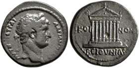 BITHYNIA. Koinon of Bithynia. Hadrian, 117-138. 'As' (Bronze, 22 mm, 6.00 g, 8 h). AYT KAIC TPAI AΔPIANOC [CЄΒ] Laureate head of Hadrian to right. Rev...