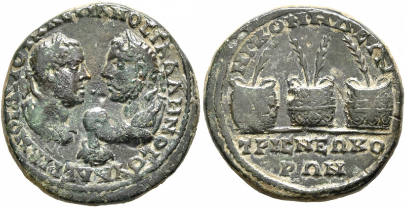 BITHYNIA. Nicomedia. Valerian I, with Gallienus and Valerian II Caesar, 253-260....