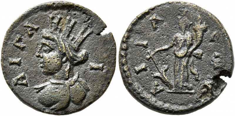 AEOLIS. Aegae. Pseudo-autonomous issue. Assarion (?) (Orichalcum, 18 mm, 4.00 g,...