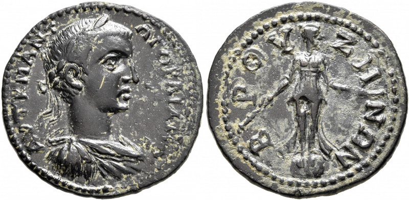 PHRYGIA. Bruzus. Gordian III, 238-244. Triassarion (?) (Bronze, 25 mm, 7.14 g, 6...