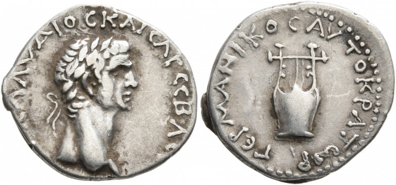 LYCIAN LEAGUE. Claudius, 41-54. Drachm (Silver, 19 mm, 2.96 g, 7 h). [ΤΙΒЄΡΙΟC] ...