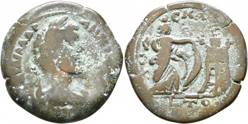 EGYPT. Alexandria. Antoninus Pius, 138-161. Drachm (Bronze, 33 mm, 19.95 g, 12 h...