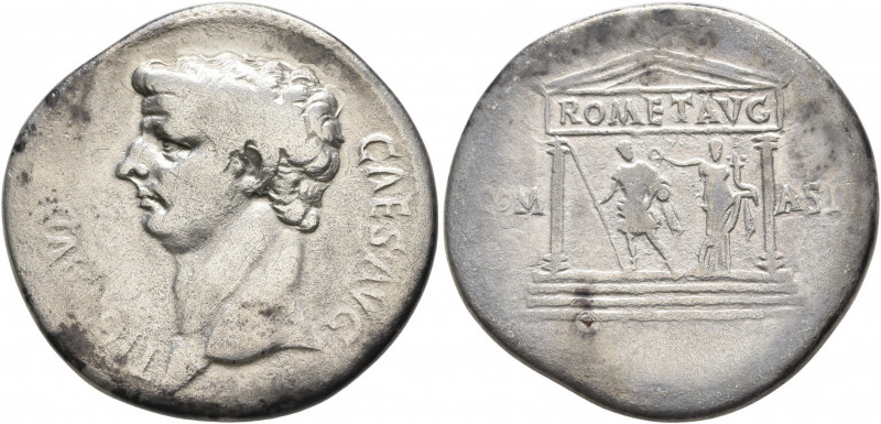 Claudius, 41-54. Cistophorus (Silver, 27 mm, 10.39 g, 6 h), Ephesus, circa 41-42...