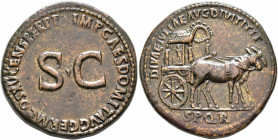 Julia Titi, Augusta, 79-90/1. Sestertius (Orichalcum, 34 mm, 32.25 g, 7 h), Rome, 90-91. IMP CAES DOMIT AVG GERM COS XV CENS PER P P around large S C....