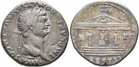 Domitian, 81-96. Cistophorus (Silver, 25 mm, 10.87 g, 6 h), uncertain mint in Asia Minor (or Rome for circulation in Asia?), circa 82. IMP CAES DOMITI...
