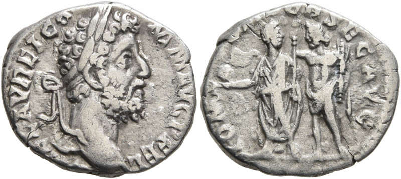 Commodus, 177-192. Denarius (Silver, 17 mm, 2.40 g, 11 h), Rome, 191. L AEL AVRE...