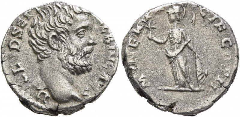 Clodius Albinus, as Caesar, 193-195. Denarius (Silver, 18 mm, 2.82 g, 12 h), Rom...