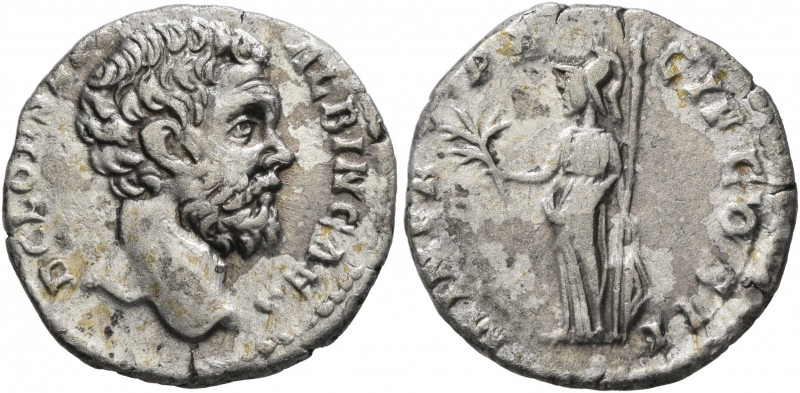 Clodius Albinus, as Caesar, 193-195. Denarius (Silver, 18 mm, 2.76 g, 6 h), Rome...