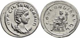 Otacilia Severa, Augusta, 244-249. Antoninianus (Silver, 23 mm, 4.00 g, 5 h), Rome, 246-248. M OTACIL SEVERA AVG Diademed and draped bust of Otacilia ...