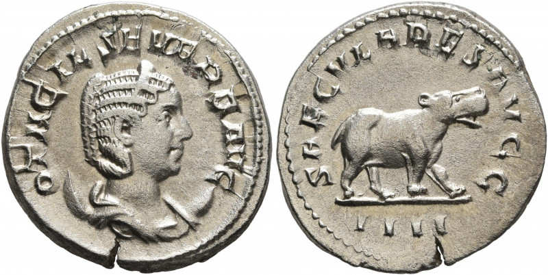 Otacilia Severa, Augusta, 244-249. Antoninianus (Silver, 22 mm, 4.00 g, 12 h), R...