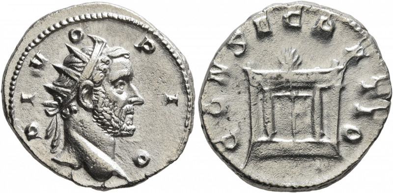 Trajan Decius, 249-251. Antoninianus (Silver, 21 mm, 4.34 g, 7 h), commemorative...