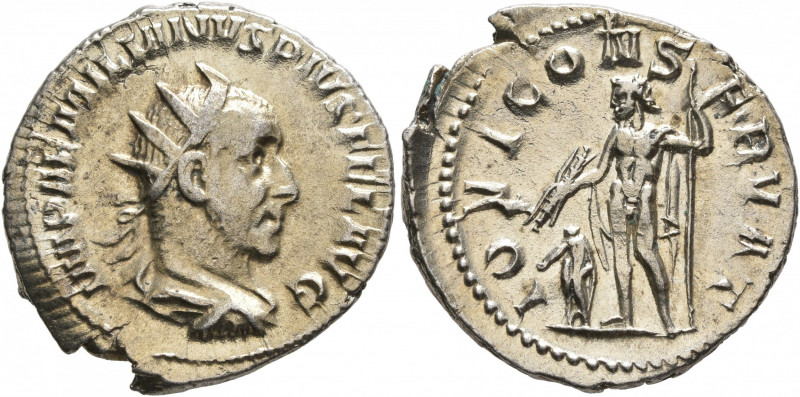 Aemilian, 253. Antoninianus (Silver, 22 mm, 3.44 g, 7 h), Rome. IMP AEMILIANVS P...