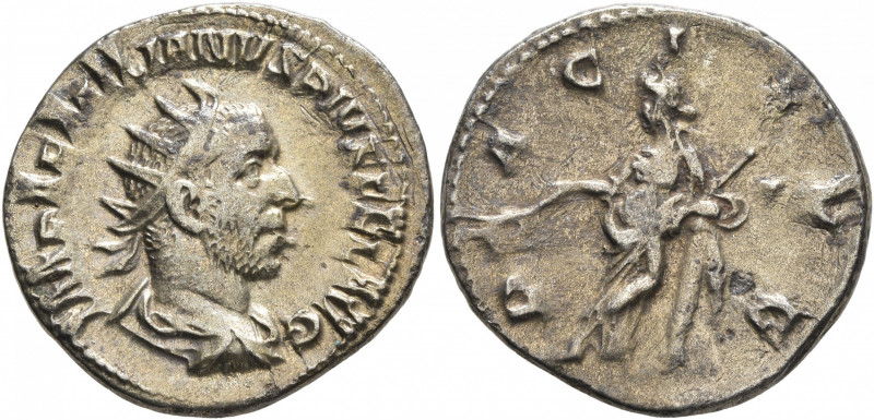 Aemilian, 253. Antoninianus (Silver, 21 mm, 3.16 g, 12 h), Rome. IMP AEMILIANVS ...